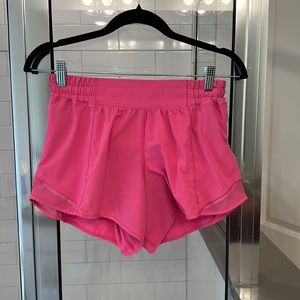 SONIC PINK lululemon shorts